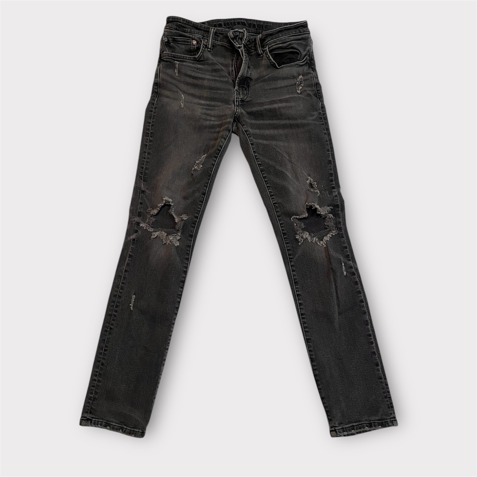 Gray American Eagle Men's Airflex Patchwork Distr… - image 1