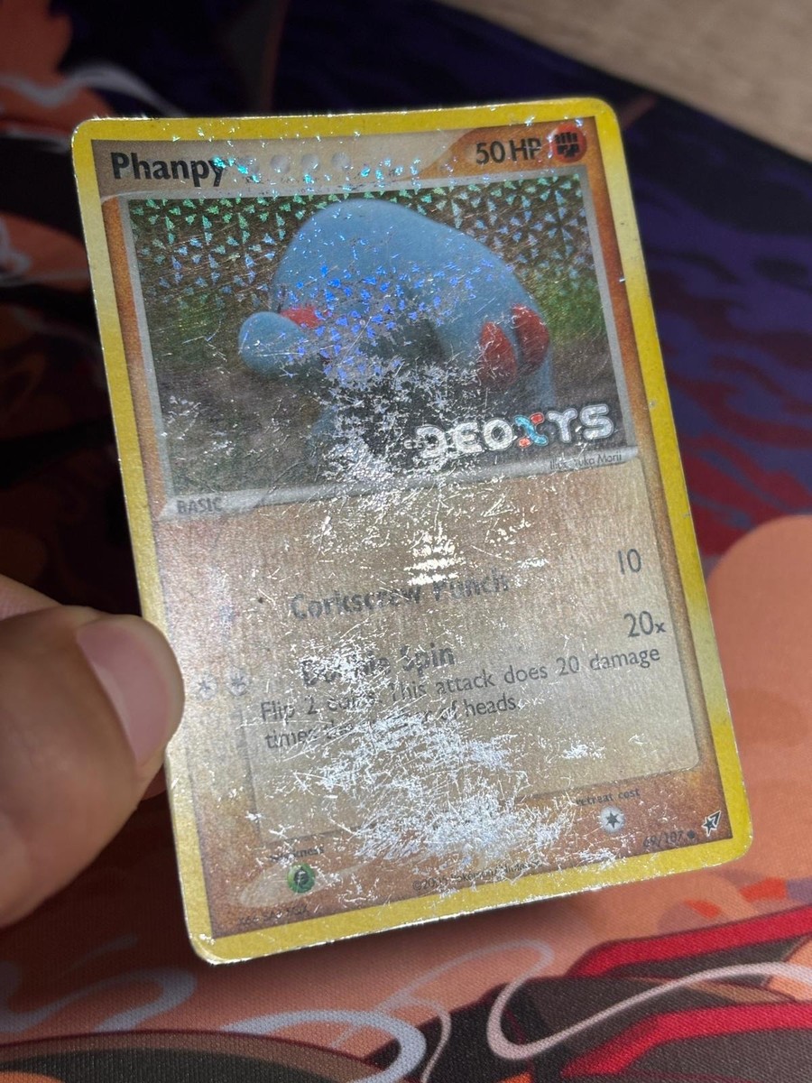 Phanpy 69/107 Ex Deoxys Reverse Holo Foil Stamped Yuka Morii Cute