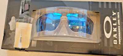 OAKLEY  QUARTER JACKET POLARIZED DEEP WATER PRIZM LENSES New Genuine