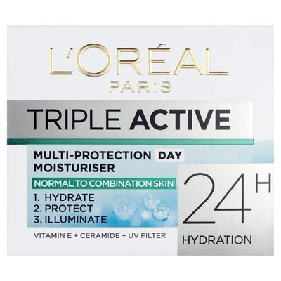 L'Oreal Paris Triple Active Day Multi-Protection Moisturiser 50ml/1.7oz