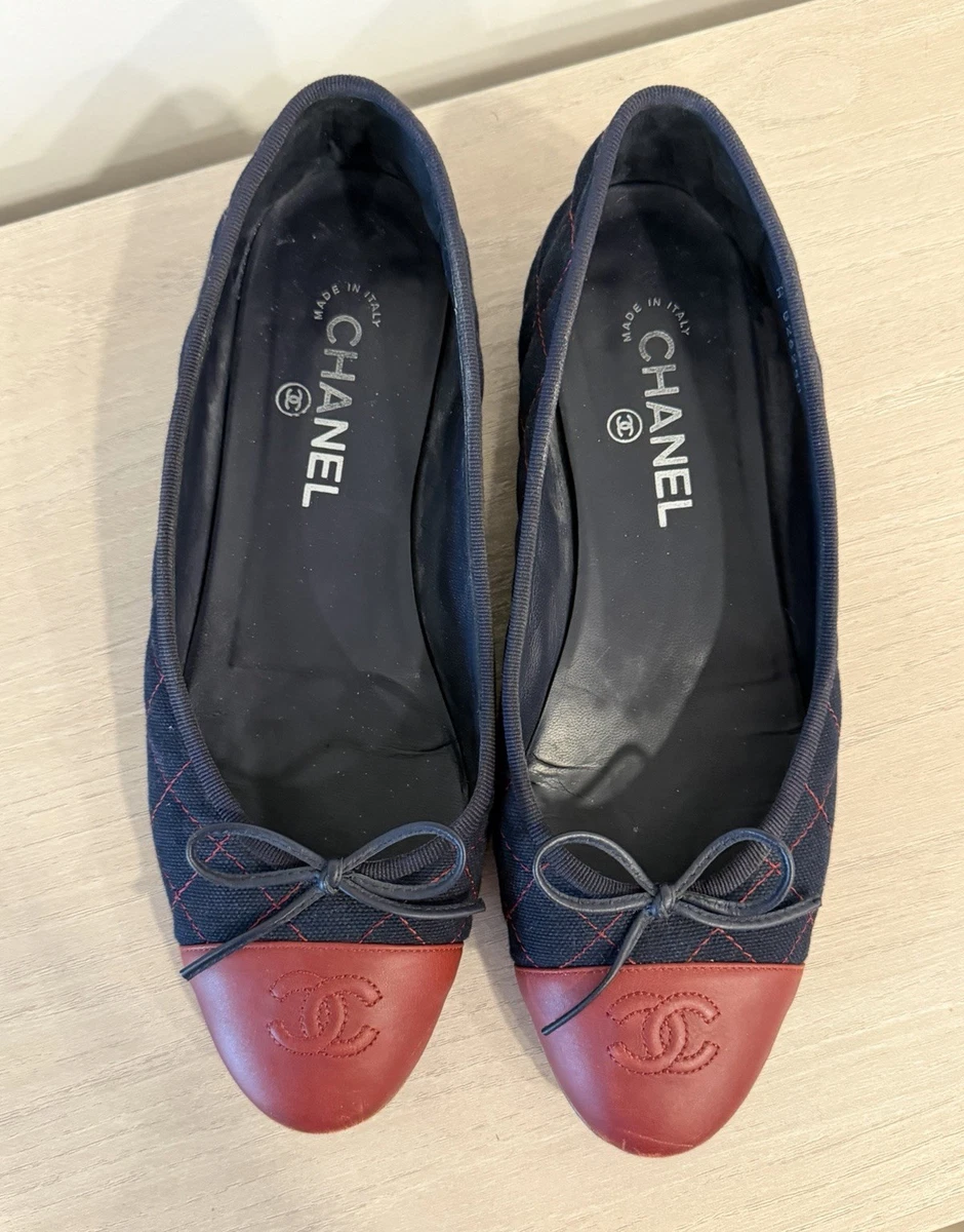 CHANEL Blue Flats for Women for sale - eBay