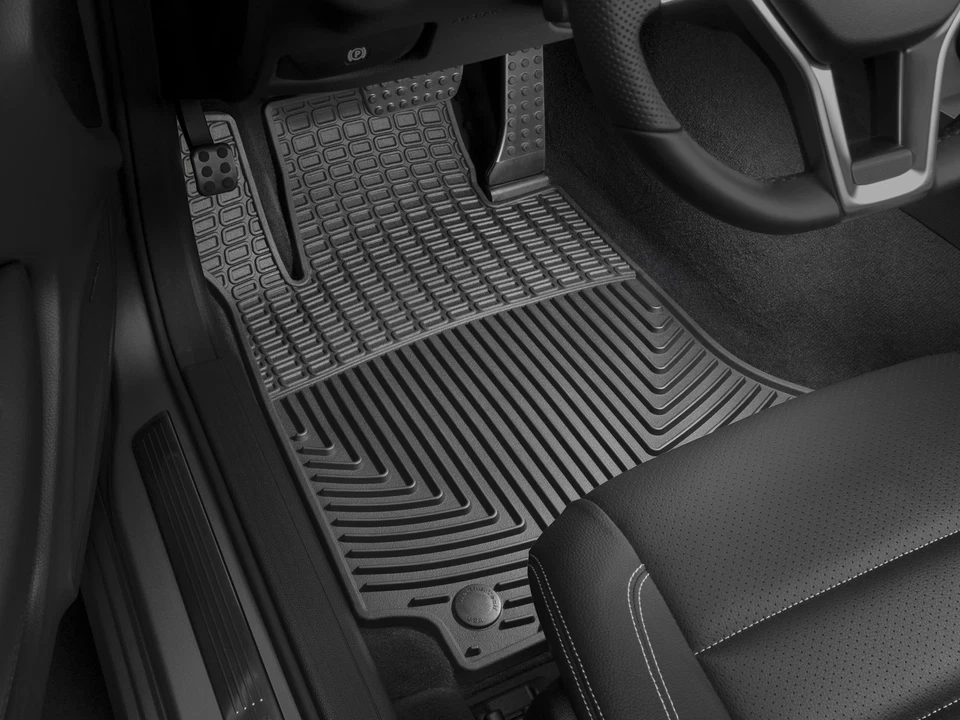 Tapetes de assoalho WeatherTech para todas as condições climáticas para W287 - 1ª linha preto - Imagem 2 de 4