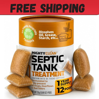 #ad #ad Septic Tank Treatment 12 Pods 1 Year Supply RV Toilet Treatment Dissolvab $8.42