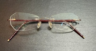 Flair randlose Brille 123 col 722 Größe 48-18 Neu NP300 