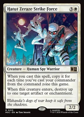 1x Hatut Zeraze Strike Force NM Eng MTG - Marvel Super Heroes Commander