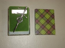 MacKay Scottish Clan Crest Pewter Badge or Kilt Pin with box