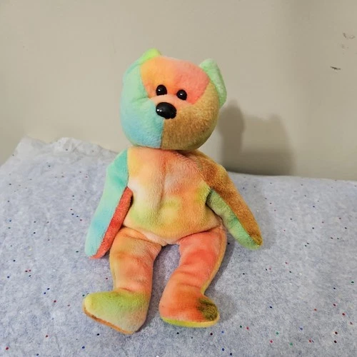 Retired Vintage 1993 Ty Beanie Bear Baby Garcia 'Grateful Dead' - Multicolor