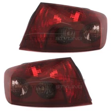 Peugeot 407 Rear Light 2004-2009 Saloon Tail Lamp Back Lens Pair Left & Right