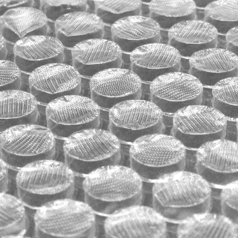 1 рулон 12 дюймов x 36 футов перфорированный нейлоновый пузырь 12 дюймов x 36 футов / 1 рулон, прозрачный - Изображение 3 из 4