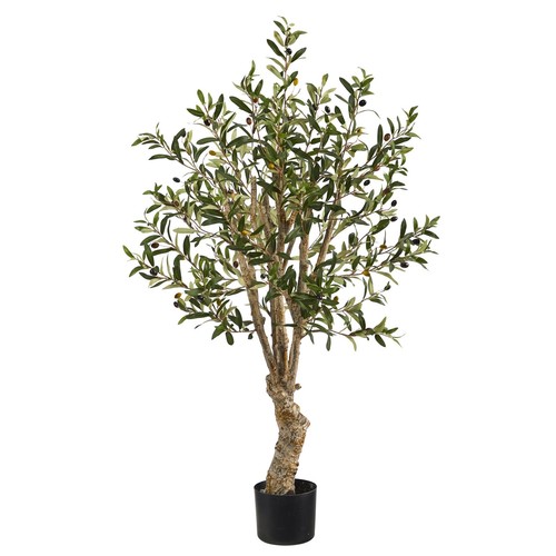 3.5' Olive Artificial Tree - 6"
