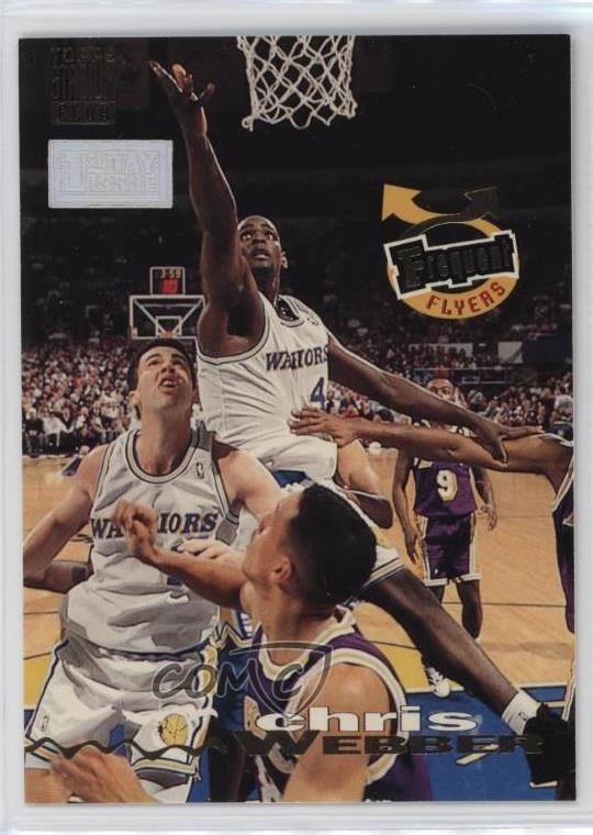 1993 Stadium Club Frequent Flyers 1st Day Issue Chris Webber Rookie RC HOF 7xr