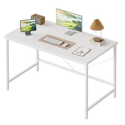 Mericonia Computertisch, 80 x 50 cm kleiner Schreibtisch Arbeitszimmer 80x50 Basic, weiß 