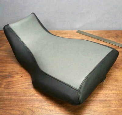 Yamaha Grizzly 500 550 700 Seat Cover 2007 To 2015 Gray Black Vinyl Seat Cover