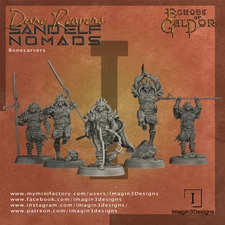 Bonecarvers | Sand Elf Nomads | Imagin3Designs