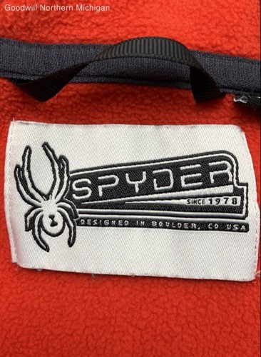 Boy's SPYDER Red Black Jacket Outerwear - Size Medium 10/12 - Picture 4 of 7