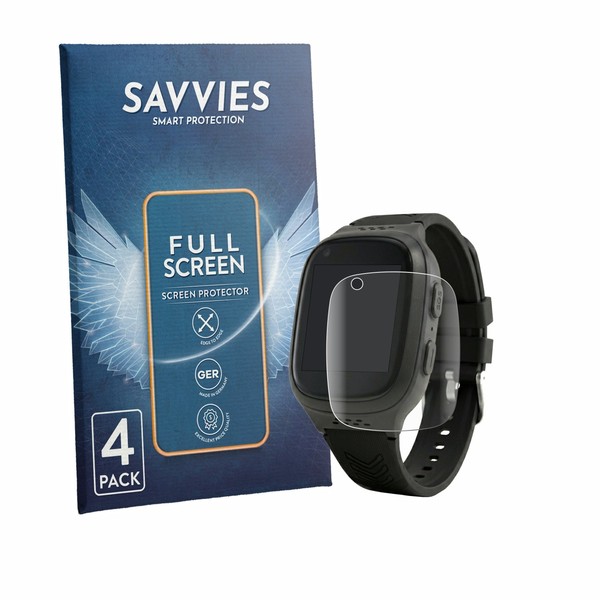 4X Full-Screen Schutz Folie FüR Zonaro Kids Smartwatch 3D Curved Edge Display-image