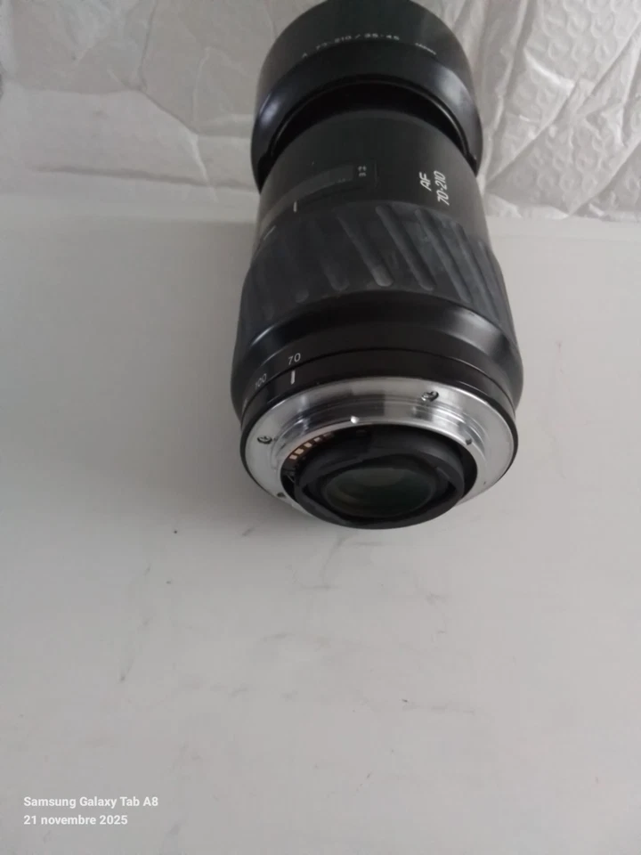 Téléobjectif zoom appareil photo argentique MINOLTA 70-210 AF lens 55mm - Photo 3/4