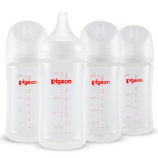 Pigeon PP Nursing Bottle Wide Neck, Anti-Colic, Streamlined Body, Natural Feel,