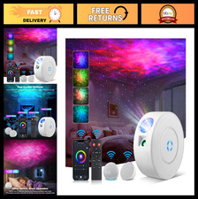 Galaxy Star Projector with Smart App  Voice Control, 900 Sq.ft Coverage, 4 Scen