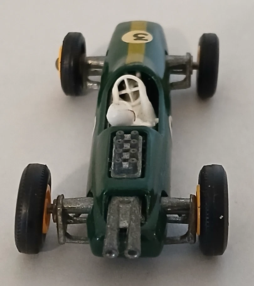 Coche de carreras vintage Matchbox/Lesney serie 19 verde oscuro Lotus 3 años 60 Foto 4 de 4