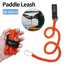 Kayak Canoe Paddle Leash Safety Fishing Rod Pole Coiled Lanyard Cord Tie Rope