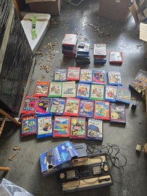 Mattel Intellivision Console w/ Intellivoice, Controllers, Games & Cases Lot