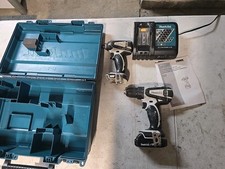 MAKITA 18V Lithium-Ion Cordless Impact Driver/Drill Kit W/ Battery Cse  Charger