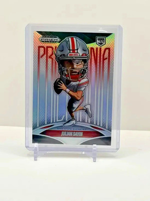2025 Panini Prizm Black Julian Sayin PRIZMANIA #23 Case Hit SSP