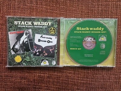 STACK WADDY / STACK WADDY + BUGGER OFF! *RARE- 2LPS ON 1CD UK IMPORT CD RELEASE 