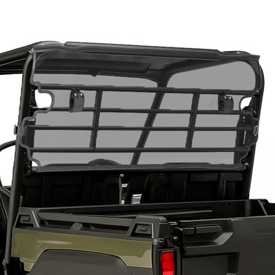 Rear Smoke Windshield Scratch Resistant For Kawasaki Mule PRO-MX 2019-up