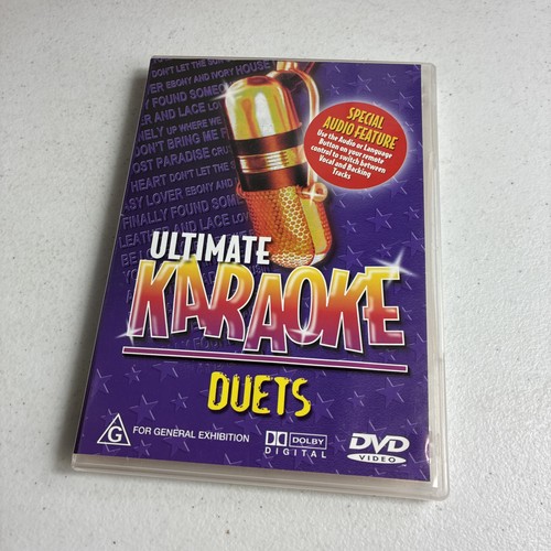 ultimate karaoke duets dvd movie region free pal vgc free post in aus