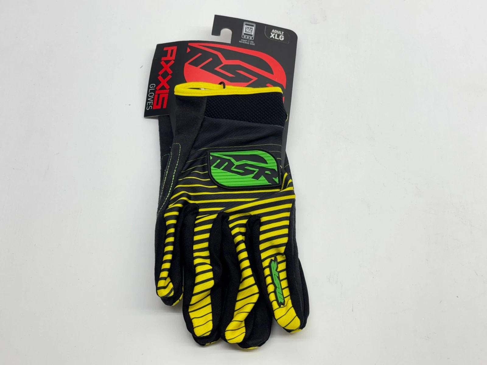 New MSR Men's Gloves X Large Black Yellow XL Riding Hand Gear Protection MX