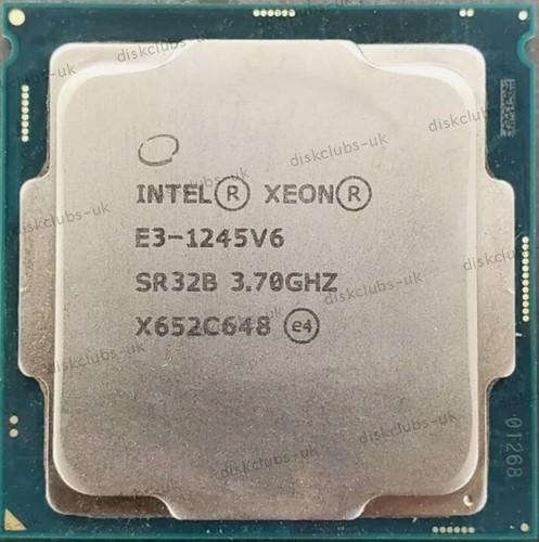 Intel Xeon E3-1245 v6 3.70GHz Quad-Core 73W LGA1151 CPU Processor E3-1245 v6 - 第 1/2 張圖片