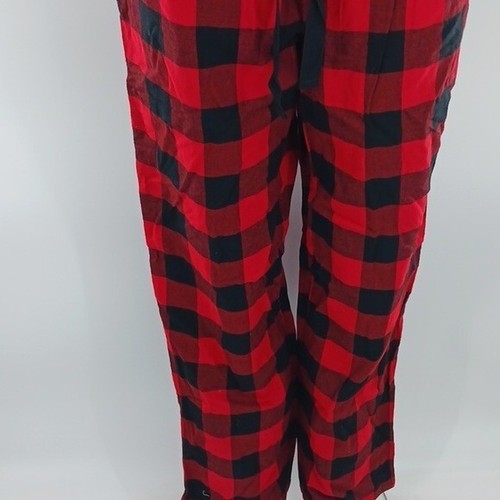 Stars Above Pajama Pants Red Buffalo Plaid Winter Flannel Elastic Waist Size XS - Picture 3 of 6