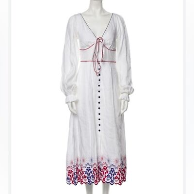 gul hurgel blue dress GUL HERGEL Midi Dress main image 1