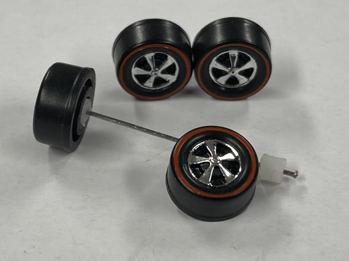 Hot Wheels Redline Replica: Set of 4-Med Deep Dish Bearing HK Style SCR-T0013 - Picture 4 of 4