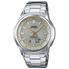 CASIO WAVE CEPTOR WVA-M630D-9AJF Atomic Beige Dial Tough Solar Radio Watch Men