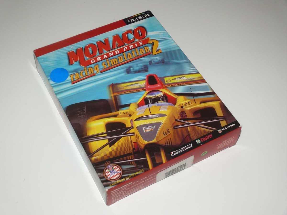 Monaco Grand Prix Racing Simulation 2 Pour PC - Grande Boîte Vintage - CD-Rom