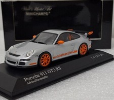 Porsche 911 GT3 RS (997) 2006 Silver Orange 1:43 Minichamps 400066000 RARE!! (6)