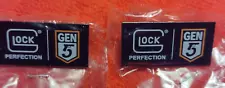 GLOCK PERFECTION GEN5 Handguns Firearms Pistols Two Hat Pins SHOT-SHOW NOS NIP 2
