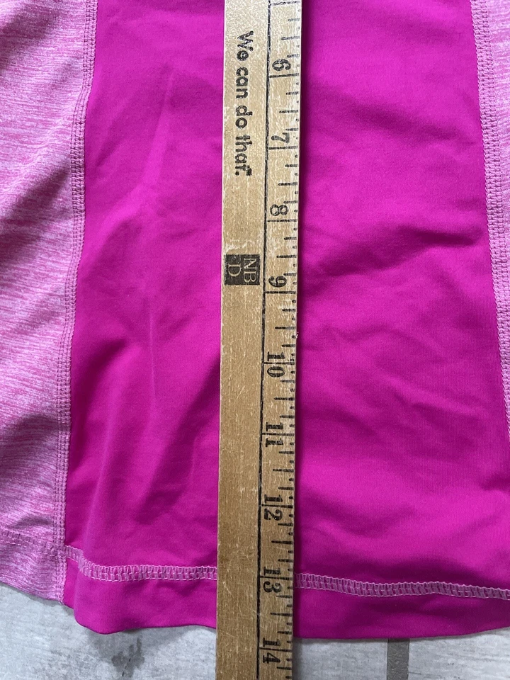 Camiseta sin mangas Lululemon para mujer 4 rosa empuja tus límites sujetador incorporado ropa deportiva yoga Foto 3 de 4