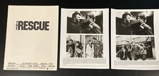 THE RESCUE 1988 ORIGINAL MOVIE PRESS KIT W/ 2 PHOTOS KEVIN DILLON