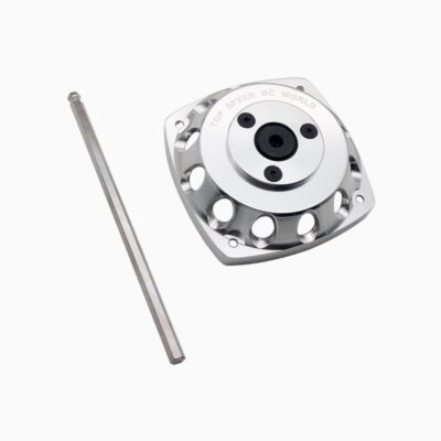 Silber&Rot Aluminium Roto Starter Für 1/5 HPI RV KM Buggies Baja 5B 5T 5SC Teile