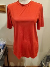 Red Shorts T-shirt Set Mens M Men's Athletic Outfit Crew Neck Tee Shorts