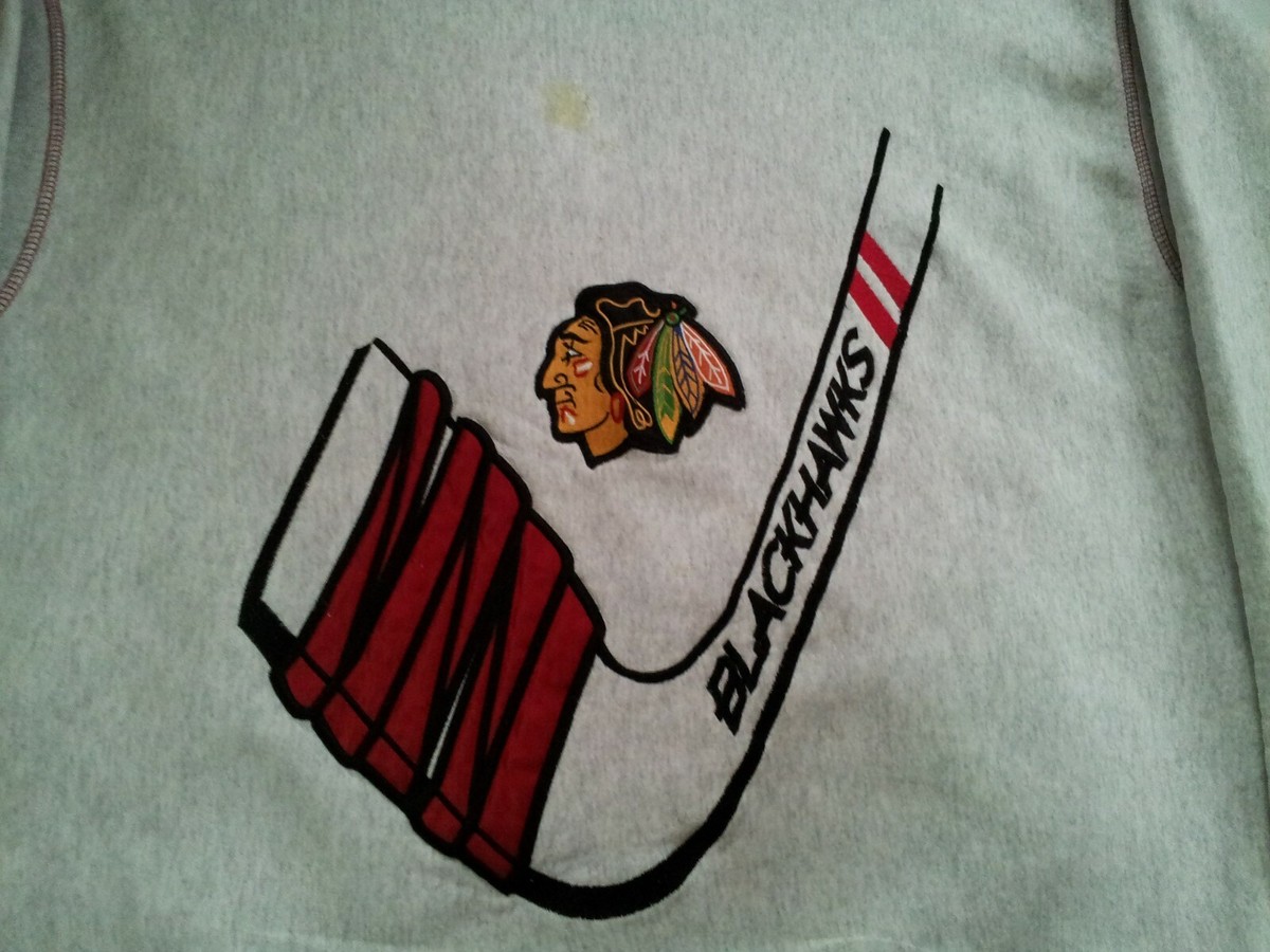 VINTAGE RARE MADE IN USA LEGENDS ATHLETIC CHICAGO BLACKHAWKS 