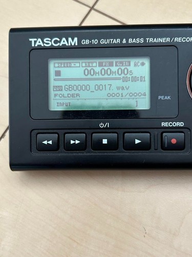 Official Tascam GB-10 Guitar Bass Trainer Recorder w/ manual & power cable - Picture 5 of 12