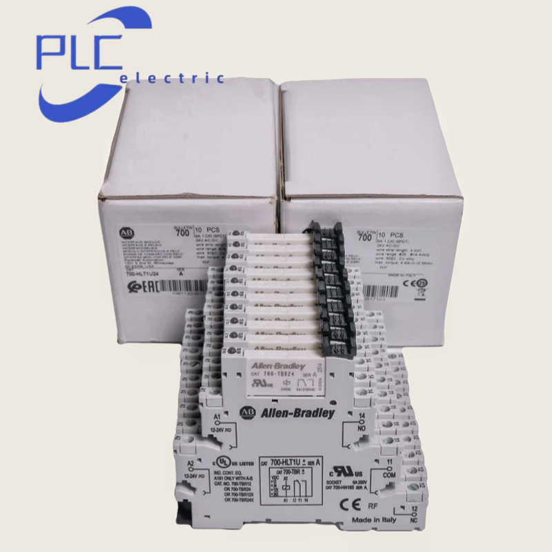 1PCS NEW Allen Bradley Type 700-HLT1U24 24V AC/DC GP Terminal Block Relay