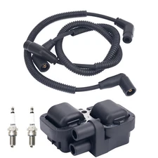Ignition Coil & Spark Plug Wire Cap for Can-Am Maverick Max 1000 1000R 2013-2023