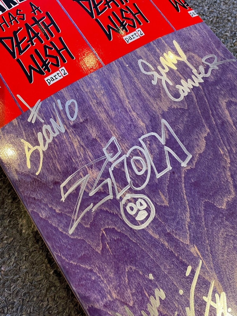 Signed Baker Has A Deathwish Deck 8.5x32 | eBay