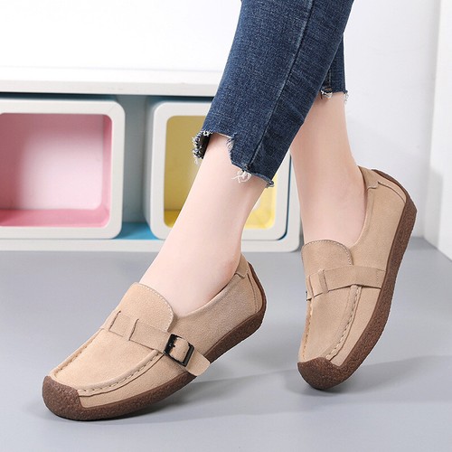 Spring Women Casual Flat Driving Shoes Pregnant Comfort Faux Suede Shoes Loafers - Bild 3 von 20